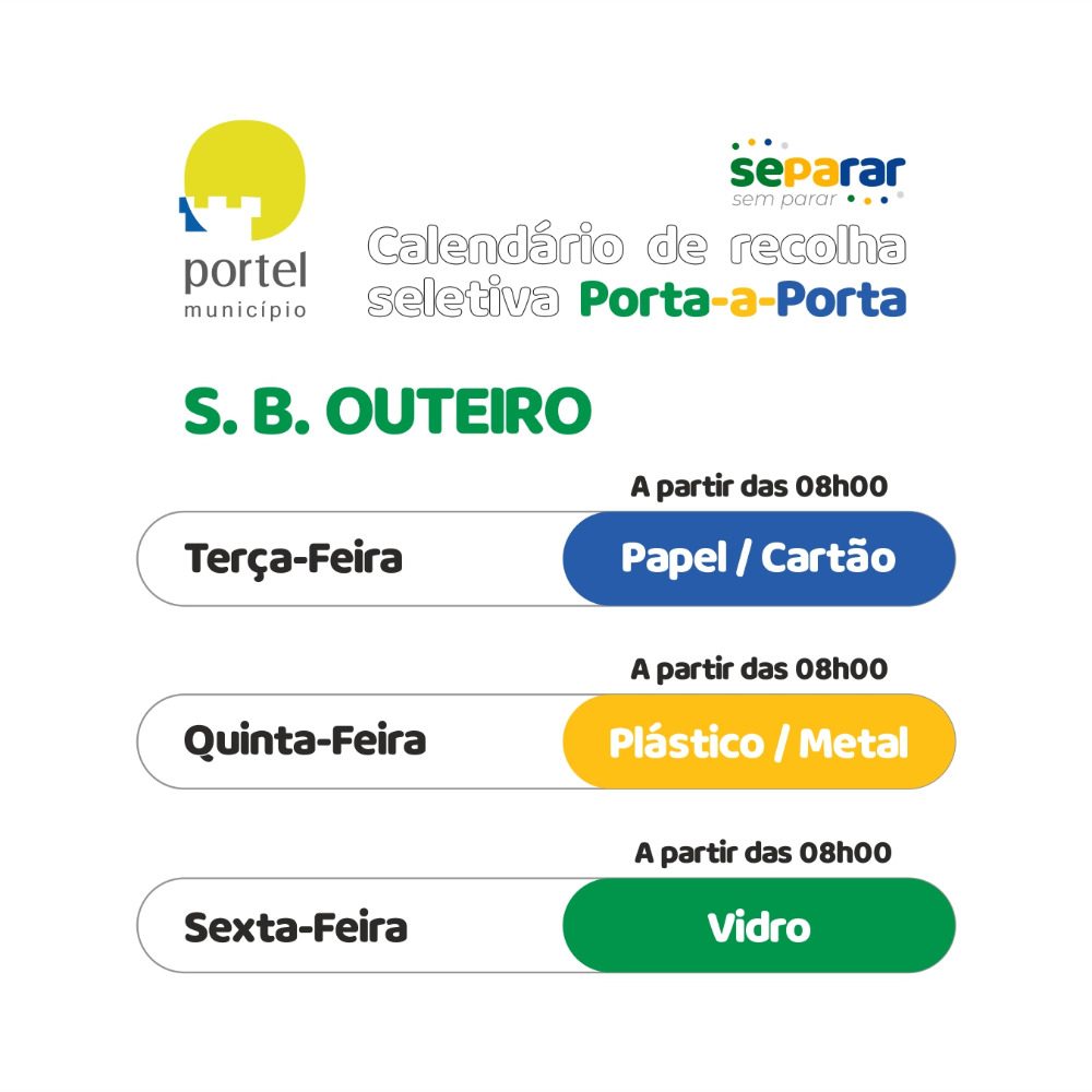 Recolha seletiva de resíduos porta-a-porta
